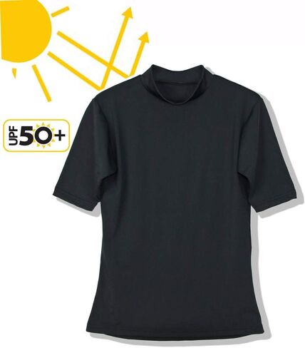 تي شيرت سريع الجفاف بعامل حماية من الأشعة فوق البنفسجية 50+ Rash Guard للسباحة وركوب الأمواج على الشاطئ in Kuwait