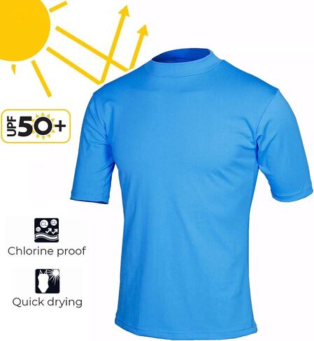 Quick Dry UPF50+ Rash Guard Swim Surf Shirts tee for Surfing Swimming Boating Beach in Saudi Arabia