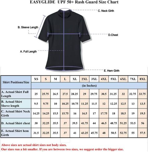 تي شيرت سريع الجفاف بعامل حماية من الأشعة فوق البنفسجية 50+ Rash Guard للسباحة وركوب الأمواج على الشاطئ in Kuwait
