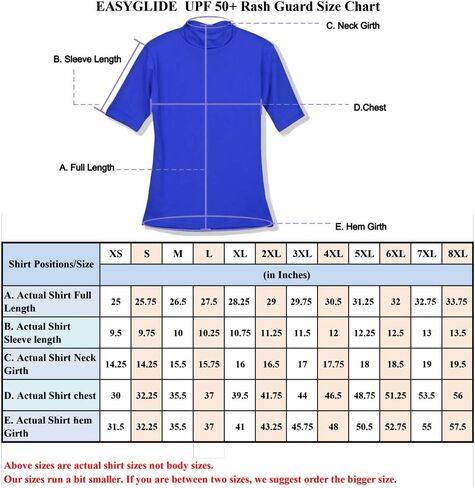Quick Dry UPF50+ Rash Guard Swim Surf Shirts tee for Surfing Swimming Boating Beach in Saudi Arabia