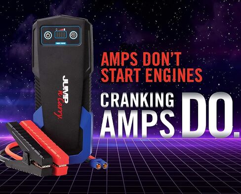 Clore Automotive JNC345 Jump-N-Carry 12 Volt Lithium Jump Starter - 4000A, 550 Start Assist Amp for up to 10-Liter Gasoline and 10-Liter Diesel Engines in Saudi Arabia