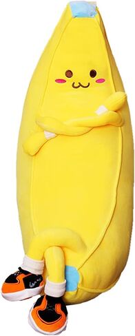 Bananaplush Stuffed Animal Cute Fruit Plushie Hugging Pillow Long Plush Toys Sleeping Doll Gift for Birthday, Valentine, Christmas in Saudi Arabia