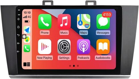 MekedeTech Android Car Stereo GPS Navigation for Subaru Outback Legacy 2015-2018 Head Unit، دقة 1280 * 720 9 بوصة تعمل باللمس مع 4G LTE Wireless CarPlay/Android Auto، 8 core 2+32G in Kuwait