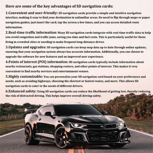 أحدث إصدار 8653 1529 بطاقة SD للملاحة متوافقة مع CT4 CT5 CT5 CT6 SilveradoI Suburban Tahoe Traverse Blazer Camaro Colorado Yukon 2019-2023 in Kuwait