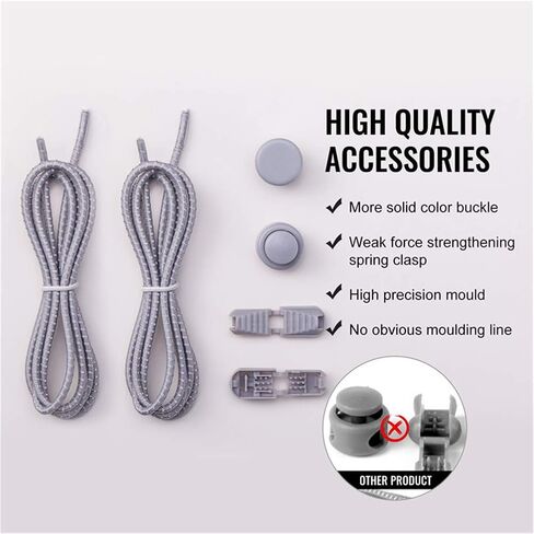 UGY Tieless Elastic Shoe Laces | No Tie Shoe Laces for Kids, Adults in Saudi Arabia