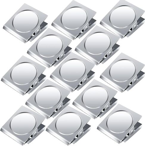 6 Pack Magnetic Clips Stainless Steel Magnetic Clip, Clip Magnets Best for House Office School Use, Hanging Home Decoration, Photo Displays in Saudi Arabia