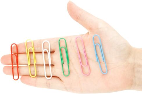 Paper Clips, Paperclips, Paper Clip, Medium Paper Clip, Paperclip, Colored Paper Clips, Paper Clips Assorted Aizes, 1.6 Inch Mustic Metal Paper Clips Office Supplies Home Office Bookmark - 100 PCS in Kuwait