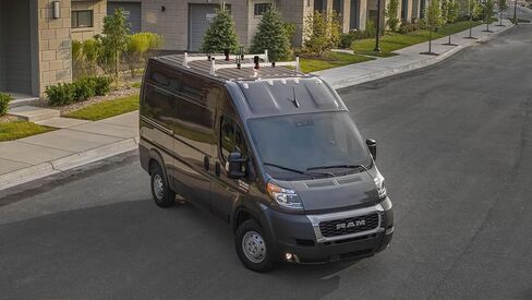 Van Roof Ladder Rack Compatible with RAM ProMaster City 2015-On 2 Crossbars in Saudi Arabia