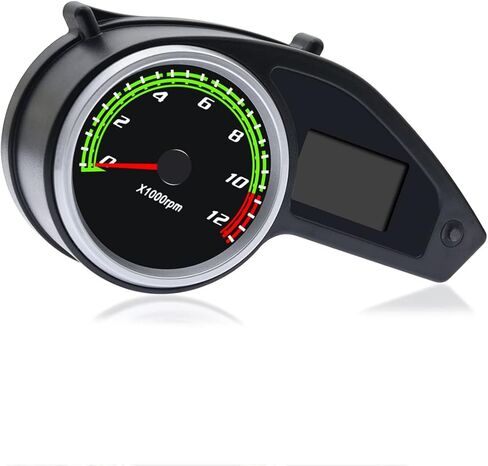 عداد سرعة الدراجة النارية KAOLALI مقياس سرعة الدوران LCD للدراجات النارية تعديل عداد السرعة الرقمي عداد المسافات Tacho متر للبرازيل 250 RPS Hawk 250 in Kuwait