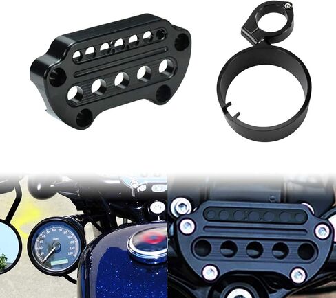 YHMTIVTU عداد سرعة لدرجة نارية الجانب جبل مؤشر المقود المشبك صالح ل هارلي سبورتستر XL 883 1200 1993-2020 in Kuwait