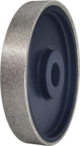 Diamond Lapidary Jewelry Grinding Wheel, Dia 6" x 1" Wide 1" Arbor Hole, 80 Grit Diamond Grinding Wheel for Gem Stone Granite Glass Ceramics Marble Jade in Saudi Arabia