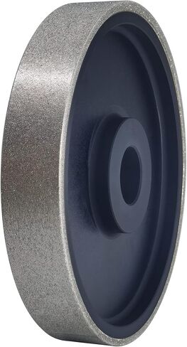 Diamond Lapidary Jewelry Grinding Wheel, Dia 6" x 1" Wide 1" Arbor Hole, 80 Grit Diamond Grinding Wheel for Gem Stone Granite Glass Ceramics Marble Jade in Saudi Arabia