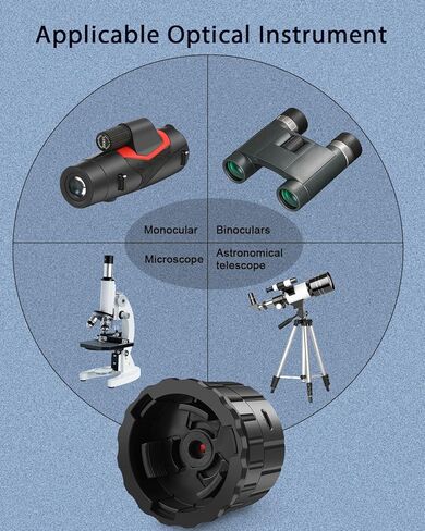 كاميرا عينية إلكترونية WiFi: كاميرا تلسكوب رقمية بدقة 4 ميجابكسل للتلسكوب البصري والمجهر، وكاميرا نطاق تحديد للتصوير الفلكي، ومشاهدة الكواكب والطيور in Kuwait