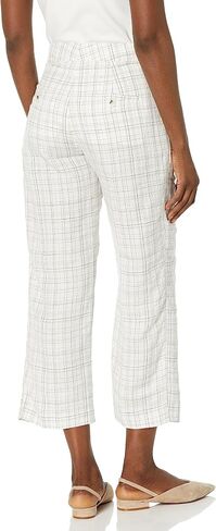 Club Monaco Women's Plaid Linen Pant in Saudi Arabia