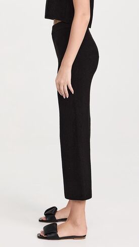 Monrow Women's Boucle Knit Crop Pants in Saudi Arabia