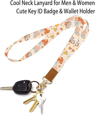 Lanyards for Keys, Durable Keychain Long Lanyard for Women Men, Cute Neck Lanyard for ID Badges Holder, Wallets, key in Kuwait