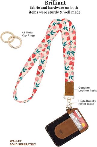 Lanyards for Keys, Durable Keychain Long Lanyard for Women Men, Cute Neck Lanyard for ID Badges Holder, Wallets, key in Kuwait