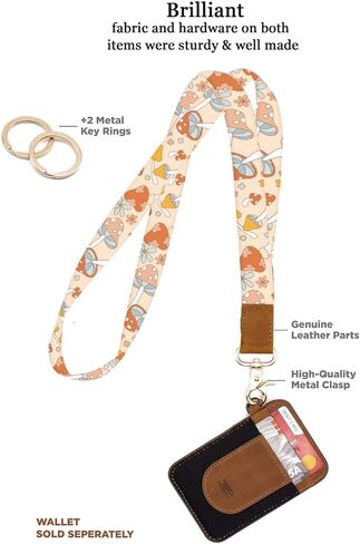 Lanyards for Keys, Durable Keychain Long Lanyard for Women Men, Cute Neck Lanyard for ID Badges Holder, Wallets, key in Kuwait