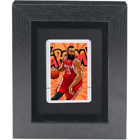 Trading Card Display Frame, Sports Card Display Box Wall Mount Baseball Card Display Case Card Holder for 1 Standard Cards Display for Basketball Football Hockey MTG, Clear Card Holder Not Included in Kuwait