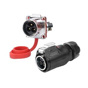 الطيران الذكور والإناث موصل بعقب 3 دبوس LP24 المسمار الأسلاك الصناعية موصل قفل نمط الأسلاك (أنثى التوصيل) in Kuwait