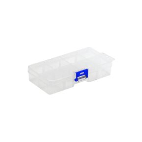 Quantum QB200 Compartment Storage Box, 5-1/2"L x 2-3/4"W x 1-1/4"H, Polypropylene, Clear in Kuwait