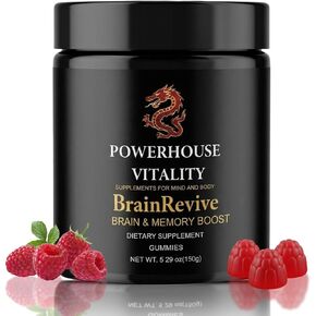 Brain Boost Energy and Focus Gummies - 60Pck Gluten-Free, Non GMO and Vegan Brain Health Supplements for Adults Supports Mental Clarity, Maintain Focus and Overall Brain Wellness in Saudi Arabia