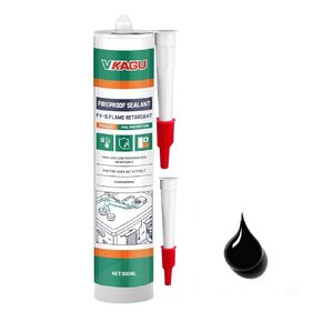 VGS201 High Temperature Sealant Caulk, White Color Fireplace Sealant Fireproof Caulk, 10.15 Fl Oz, 4Pcs Fast-Drying Formula, Suitable for Ovens, Stoves, and Chimneys in Saudi Arabia