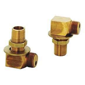 Installation Kit, 1/2" NPT Male, Short Elbow, Washer & Nut, T&S Brass in Saudi Arabia