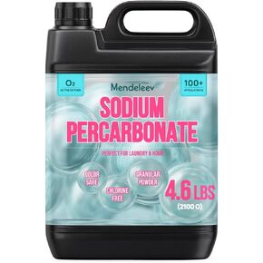 معزز الغسيل ببيركربونات الصوديوم 4.6 رطل - عالي التحمل بنسبة 99.9% نقي | منظف ​​الأكسجين القوي للغسيل والمنزل (4.6 رطل - 2.1 كجم) in Kuwait