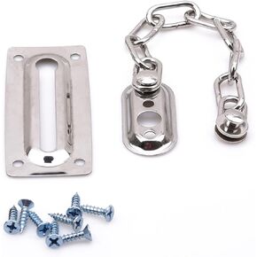 سلسلة قفل أمان بولت سلسلة باب من الفولاذ المقاوم للصدأ مسمار أمان سلسلة باب أمان حماية مفتاح قفل يستخدم في الغرف العائلية. in Kuwait