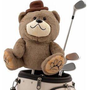 Bear Golf Driver Headcover - Funny Animal Plush Golf Club Cover, Premium Protection, for Men & Women Golfers in Saudi Arabia