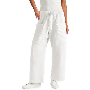 سروال نسائي واسع الساق من Aoysky بنطال رياضي برباط وخصر مرن للمشي لمسافات طويلة وتمارين رياضية فضفاضة in Kuwait