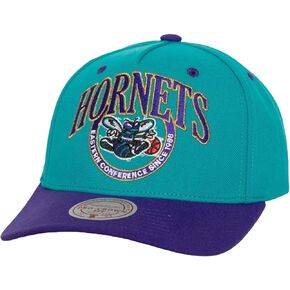 Mitchell & Ness Charlotte Hornets NBA Crown Jewels HWC Snapback Hat Cap Teal/Purple in Saudi Arabia
