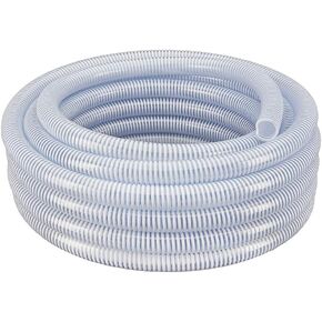 1 1/2" x 25 ft. Shurtek® Flexible PVC Clear with White Helix Suction Hose in Saudi Arabia