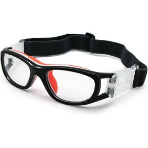 Boys Girls Basketball Goggles Clear Lens Teenage Sports Soccer Glasses Frame Protection Gear in Saudi Arabia