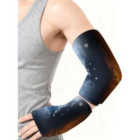 غلاف حزمة ثلج لمرفق المعصم، ضغط جل ثلج قابل لإعادة الاستخدام، تصميم سهل الارتداء، بارد ودافئ يدوم طويلاً لتخفيف الألم واستعادة الكوع/اليد، والتهاب المفاصل، ونفق الرسغ، والتهاب المفاصل، والتورم (متوسط) in Kuwait