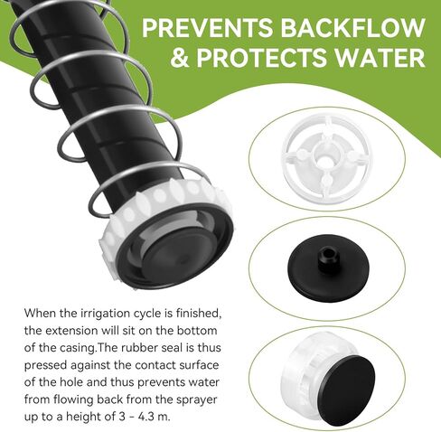 Sprinkler Check Valve 437400 Sprinkler Head Compatible With Hunter Pro Spray PRS30 PRS40-Anti Siphon Valve Irrigation System,Prevents Backflow Protect Water Supply For Hunter Rainbird Check Valves in Saudi Arabia