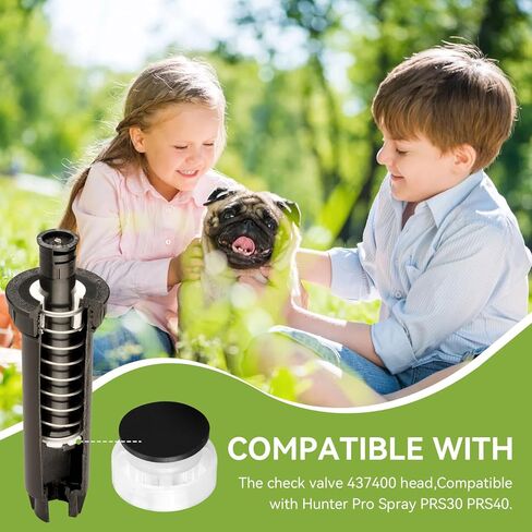 Sprinkler Check Valve 437400 Sprinkler Head Compatible With Hunter Pro Spray PRS30 PRS40-Anti Siphon Valve Irrigation System,Prevents Backflow Protect Water Supply For Hunter Rainbird Check Valves in Saudi Arabia