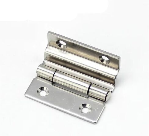 Double Right-Angle Bent Hinge for Industrial Cabinets and Equipment, Folding 304 Stainless Steel 180 Degrees 1Pcs in Saudi Arabia