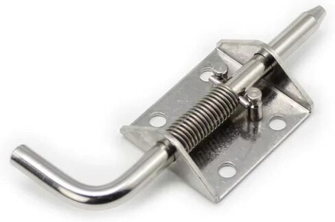 Hidden Hinge Spring Buckle Made of 304 Stainless Steel is Suitable for Heavy-Duty Doors 1Pcs(Iron) in Saudi Arabia