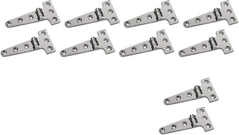 مفصلة T فضية شديدة التحمل 316 من الفولاذ المقاوم للصدأ من الدرجة البحرية، 10 قطع in Kuwait