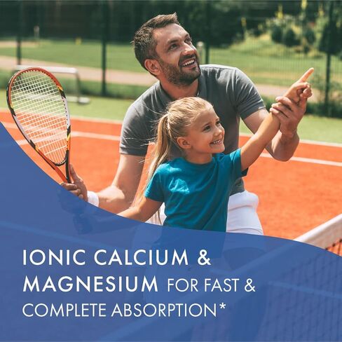 Ionic Fizz Super D-K Calcium Plus من Pure Essence - مع مغنيسيوم إضافي وفيتامين D3 وفيتامين K2 للعظام القوية ودعم الإجهاد - عصير ليمون التوت - 14.82 أونصة in Kuwait