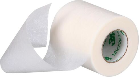 Nexcare Gentle Paper Tape, Hypoallergenic Medical Surgical Tape for Sensitive Skin, Breathable First Aid Tape Secures Dressings Gently, Latex Free, 2 Inch x 10 Yard Roll, 2-Pack in Saudi Arabia