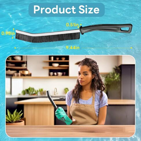 Hard Bristle Crevice Cleaning Brush 6 Pcs for Household Use Multifunctional Corners Gap Cleaning Brush in Kuwait