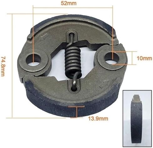 Clutch Fit for Brush Cutter Engine CG430 43CC 49CC 52CC Accessories in Saudi Arabia