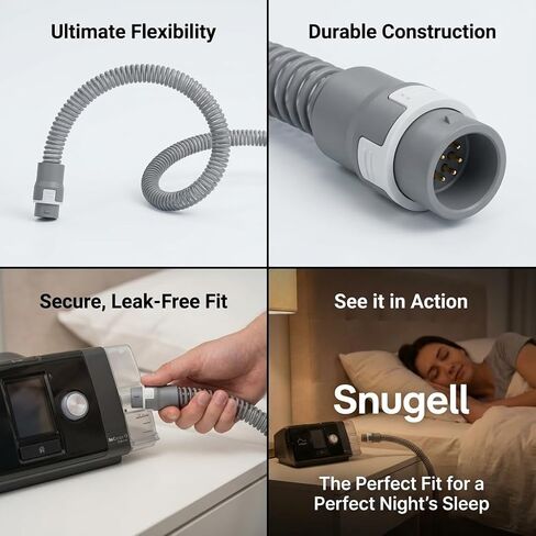 Snugell 6ft Universal CPAP Tubing 19mm I Compatible with AirSense 10 Series & Most Machines in Saudi Arabia