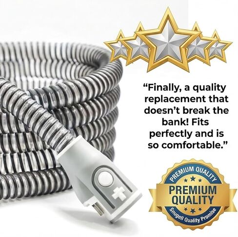 Snugell 6ft Universal CPAP Tubing 19mm I Compatible with AirSense 10 Series & Most Machines in Saudi Arabia