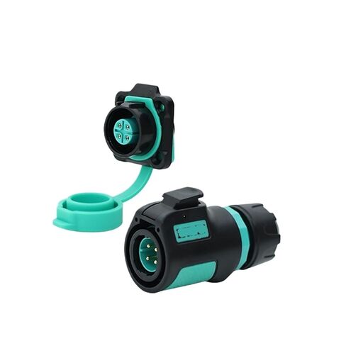 K16 Aviation Socket 2-3-4 Core Square Connector IP67(4 core Plug B4 Square Socket 10A500V) in Saudi Arabia