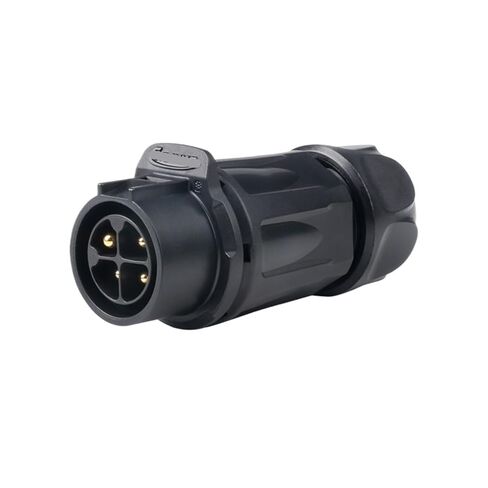 LP20 البلاستيك مع سياج الطيران الصناعي 4 دبوس موصل LED كابل الطاقة دبوس إشارة الطاقة (مقعد أنثى ثقب واحد) in Saudi Arabia