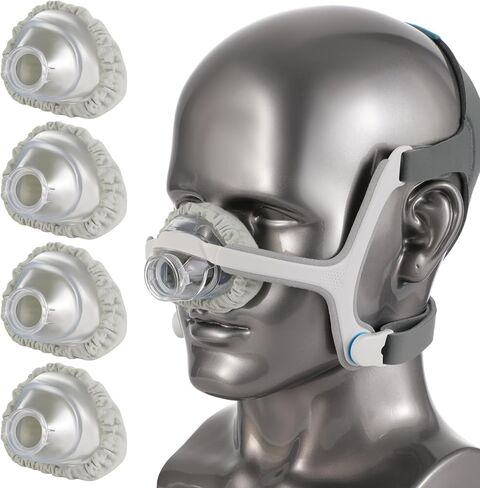 بطانات قناع الأنف CPAP لـ N20 الناعمة الرقيقة CPAP قناع الأنف للوسائد للعلامة الحمراء وتهيج الجلد تقلل من 4 عبوات in Kuwait